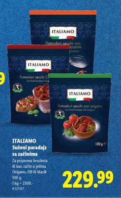 Italiamo Sušeni paradajz sa začinima