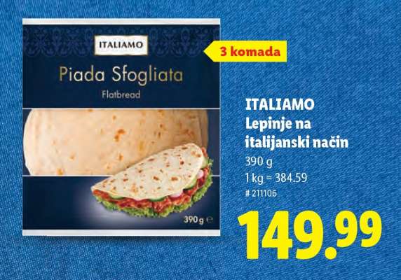 Italiamo Piada Sfogliata