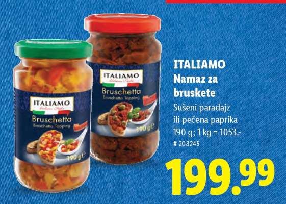 Italiamo Namaz za bruskete