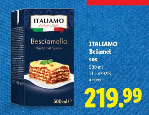Italiamo Bešamel sos