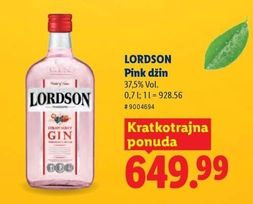 Lordson Pink džin