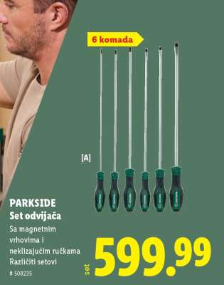 Parkside Set odvijača