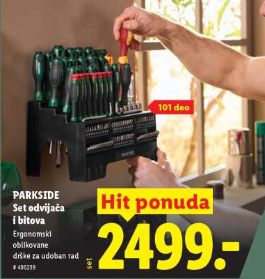 PARKSIDE Set odvijača i bitova