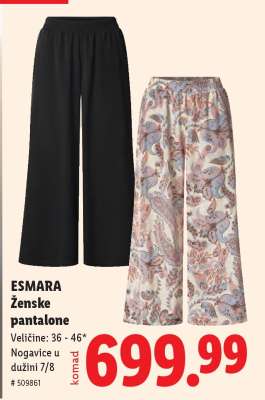 esmara Ženske pantalone