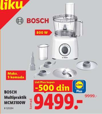 BOSCH Multipraktik MCM3100W