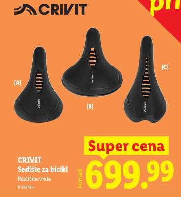 CRIVIT Sedište za bicikl