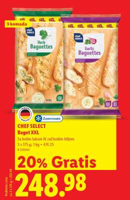 Chef Select Baget XXL