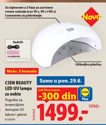 CIEN BEAUTY LED UV lampa za nokte