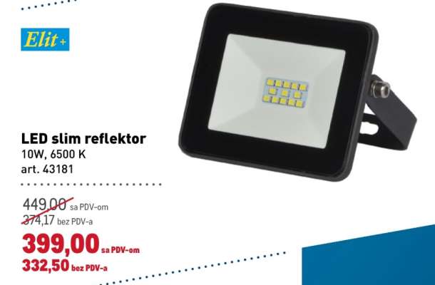LED slim reflektor