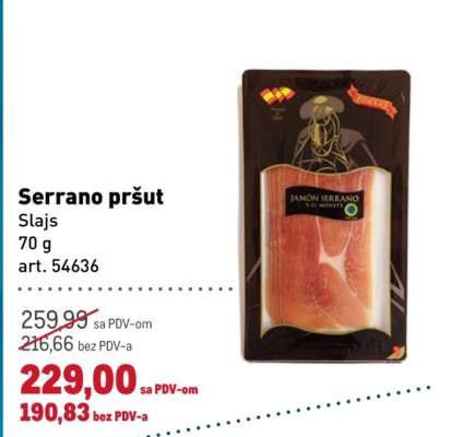 Serrano pršut