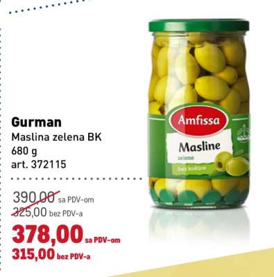 Gurman Maslina zelena BK