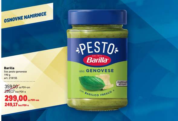Barilla sos pesto genovese