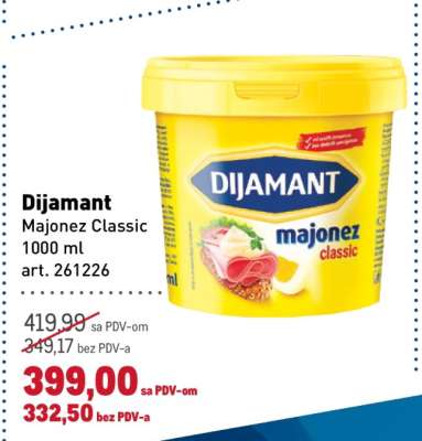 DIJAMANT MAJONEZ Classic