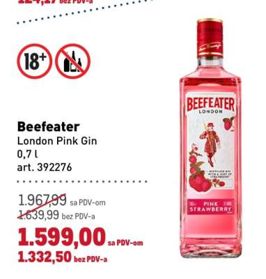 Beefeater London Pink Gin