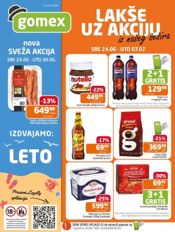 Gomex katalog - 24.06.2026 - 07.07.2026.