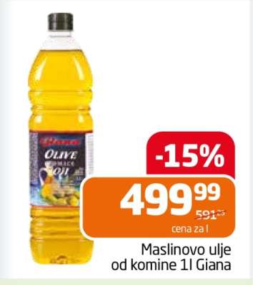 Maslinovo ulje od komine 1l Giana