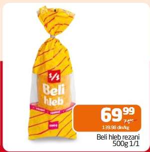 Beli hleb rezani