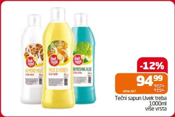 Tečni sapun Uvek treba