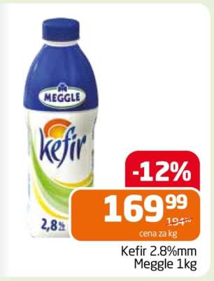 Kefir 2.8%mm Meggle 1kg