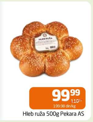 Hleb ruža 500g Pekara AS