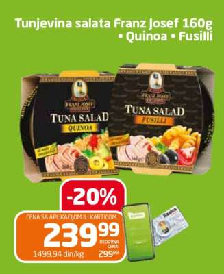 Tunjevina salata Franz Josef 160g