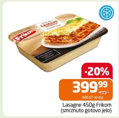 Lasagne 450g Frikom