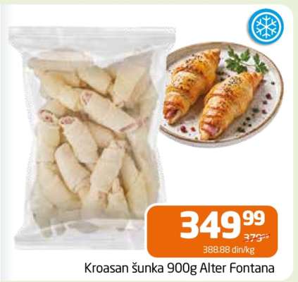 Kroasan šunka 900g Alter Fontana