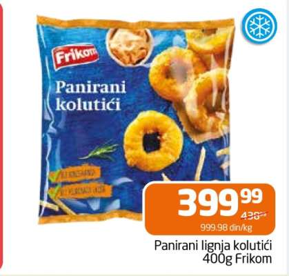 Panirani lignja kolutići 400g Frikom