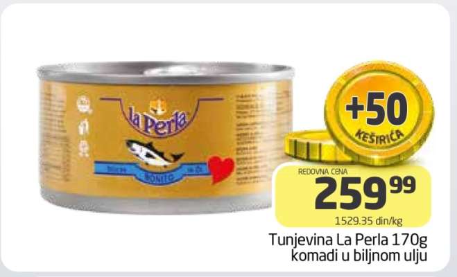 Tunjevina La Perla 170g