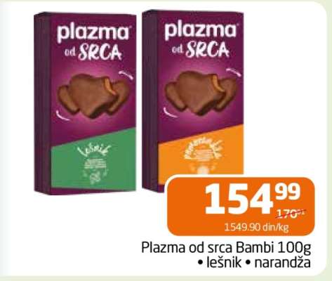 Plazma od srca Bambi 100g