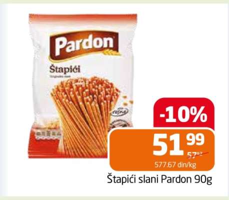 Štapići Slani Pardon 90g