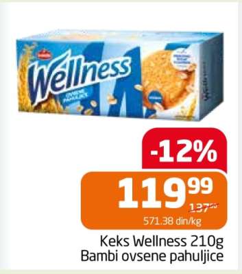 Keks Wellness 210g