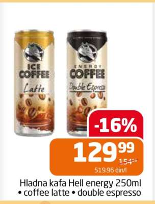 Hladna kafa Hell energy 250ml