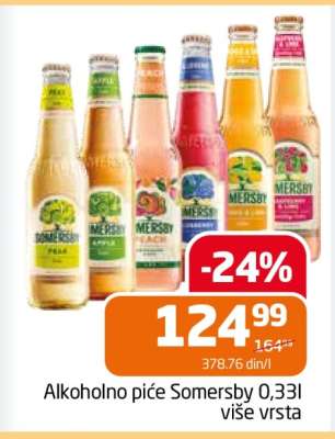 Alkoholno piće Somersby 0,33l više vrsta