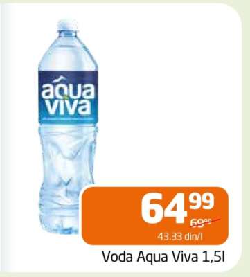 Voda Aqua Viva 1,5l