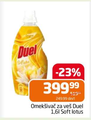 Omekšivač za veš Duel 1,6l Soft lotus