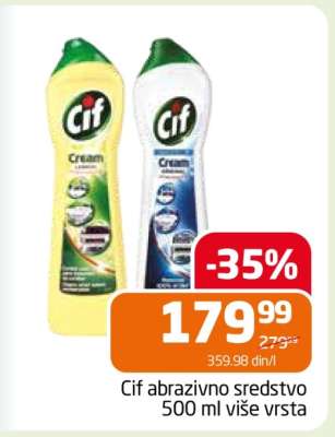 Cif abrazivno sredstvo 500 ml više vrsta