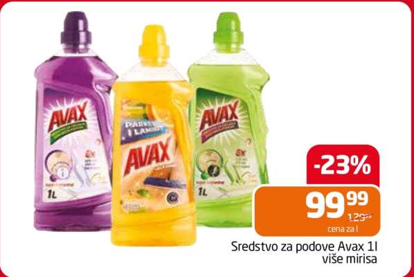 Sredstvo za podove Avax 1l više mirisa
