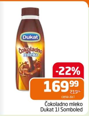 Čokoladno mleko Dukat 1l Somboled