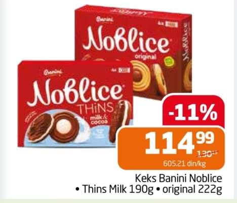 Keks Banini Noblice