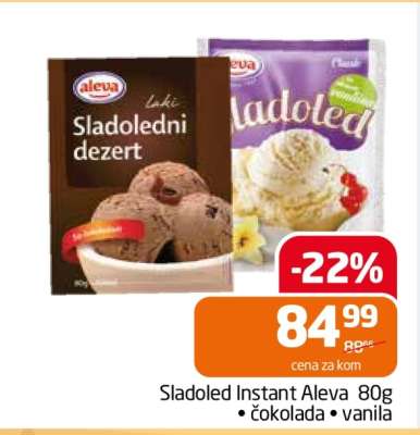 Sladoled Instant Aleva 80g