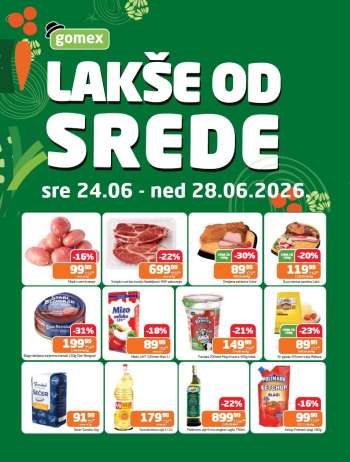 Gomex katalog - 24.06.2026 - 28.06.2026.