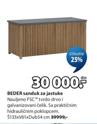 Beder Sanduk za Jastuke