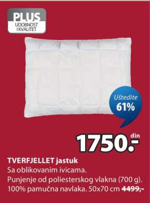 TVERFJELLET JASTUK