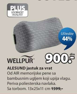WELLPUR ALESUND JASTUK ZA VRAT
