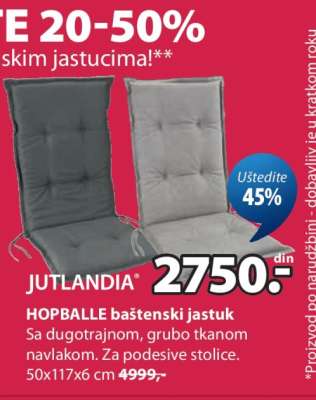 HOPBALLE BAŠTENSKI JASTUK
