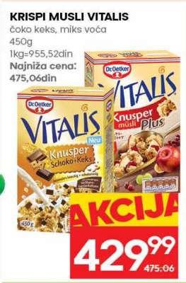 KRISPI MUSLI VITALIS