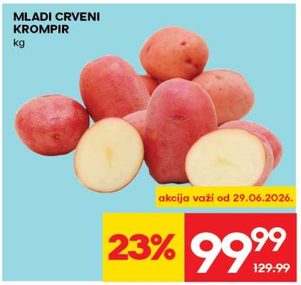 Mladi crveni krompir