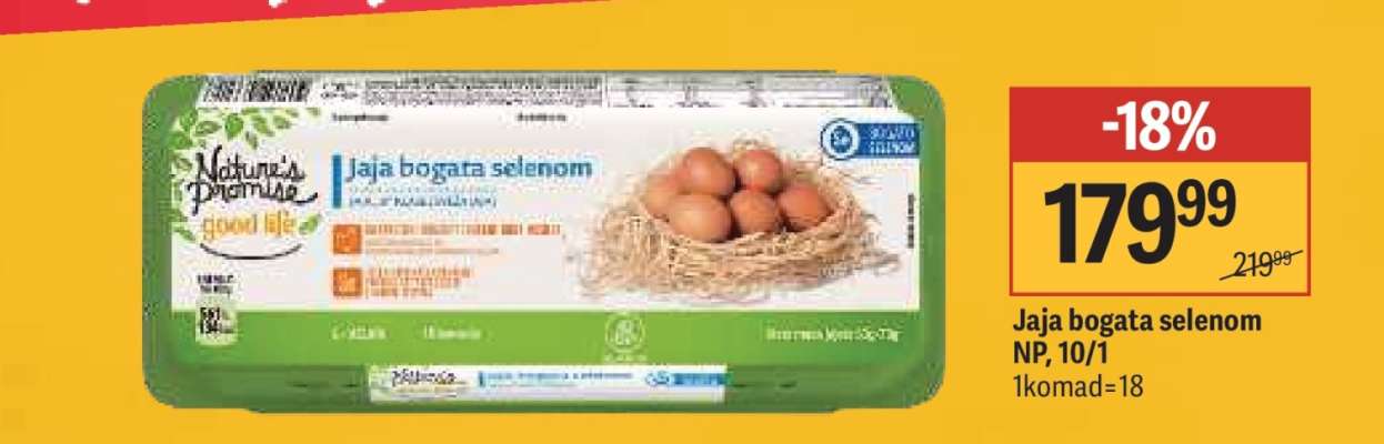 Jaja bogata selenom NP 10/1