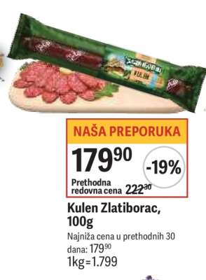 KULEN Zlatiborac 100g
